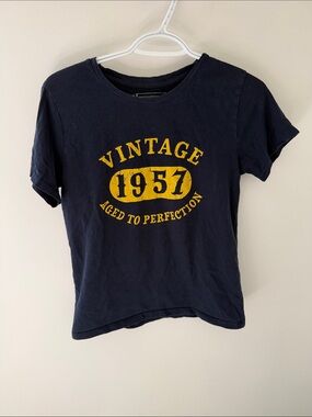 Levi's Navy Tee with Yellow 'Vintage 1957' Graphic